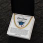 Grandson Graduation Gift from Grandma Grandpa, Best Graduation Gift for Grandson, Cuban Link Chain, Class of 2024, Grandson Gift