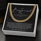 To My Boyfriend, Boyfriend Valentines Day Gift, Unique Boyfriend Birthday Gift, Promise Necklace, Best Gift for Boyfriend, Cuban Chain
