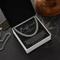 To My Boyfriend, Boyfriend Valentines Day Gift, Unique Boyfriend Birthday Gift, Promise Necklace, Best Gift for Boyfriend, Cuban Chain