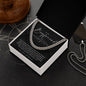 To My Boyfriend, Boyfriend Valentines Day Gift, Unique Boyfriend Birthday Gift, Promise Necklace, Best Gift for Boyfriend, Cuban Chain