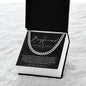 To My Boyfriend, Boyfriend Valentines Day Gift, Unique Boyfriend Birthday Gift, Promise Necklace, Best Gift for Boyfriend, Cuban Chain