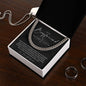 To My Boyfriend, Boyfriend Valentines Day Gift, Unique Boyfriend Birthday Gift, Promise Necklace, Best Gift for Boyfriend, Cuban Chain