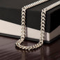 To My Boyfriend, Boyfriend Valentines Day Gift, Unique Boyfriend Birthday Gift, Promise Necklace, Best Gift for Boyfriend, Cuban Chain