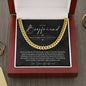 To My Boyfriend, Boyfriend Valentines Day Gift, Unique Boyfriend Birthday Gift, Promise Necklace, Best Gift for Boyfriend, Cuban Chain