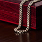 To My Boyfriend, Boyfriend Valentines Day Gift, Unique Boyfriend Birthday Gift, Promise Necklace, Best Gift for Boyfriend, Cuban Chain