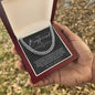 To My Boyfriend, Boyfriend Valentines Day Gift, Unique Boyfriend Birthday Gift, Promise Necklace, Best Gift for Boyfriend, Cuban Chain