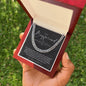To My Boyfriend, Boyfriend Valentines Day Gift, Unique Boyfriend Birthday Gift, Promise Necklace, Best Gift for Boyfriend, Cuban Chain