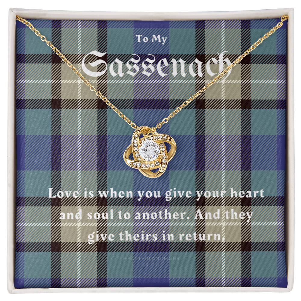 To My Sassenach, Outlander Gift, Outlander Gift Box, Outlander Jewelry, Outlander Gift For Wife, Outlander Charm, Outlander Necklace