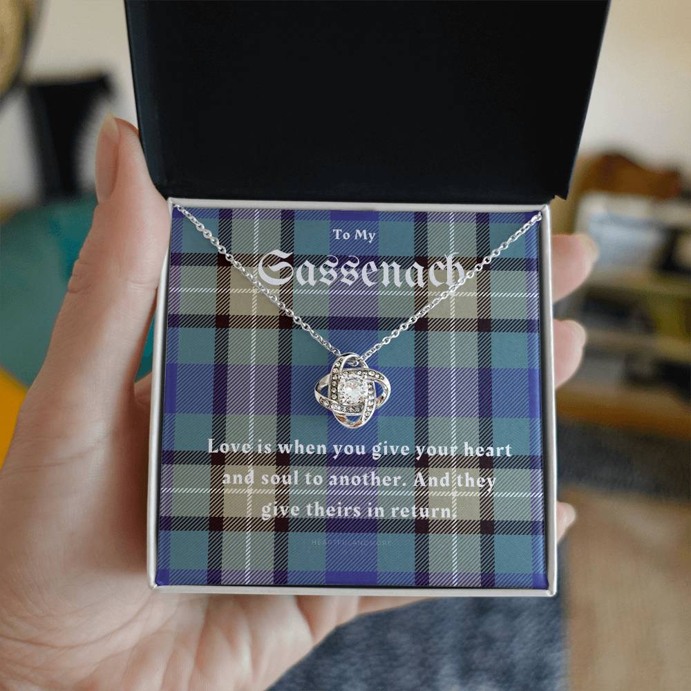 To My Sassenach, Outlander Gift, Outlander Gift Box, Outlander Jewelry, Outlander Gift For Wife, Outlander Charm, Outlander Necklace