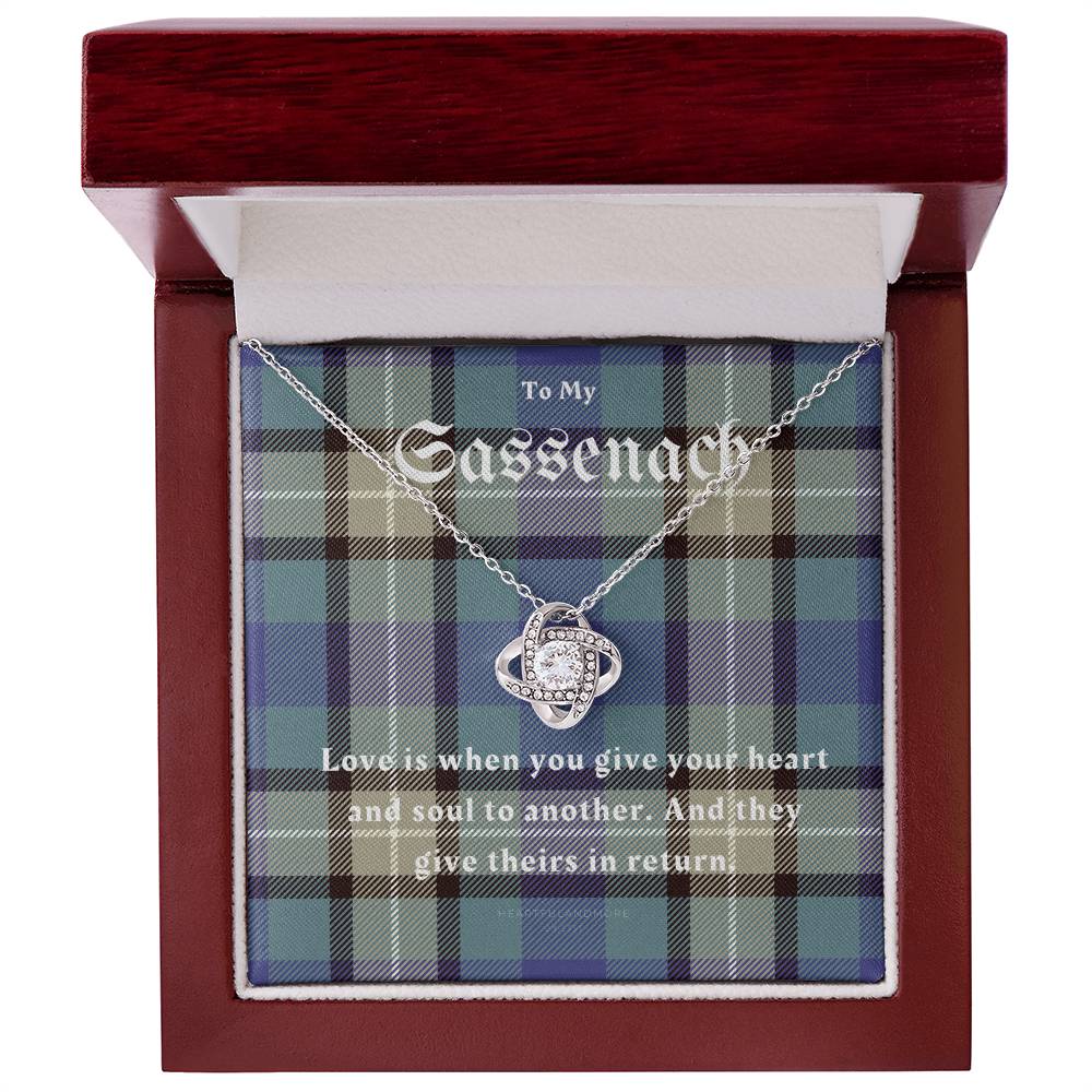 To My Sassenach, Outlander Gift, Outlander Gift Box, Outlander Jewelry, Outlander Gift For Wife, Outlander Charm, Outlander Necklace