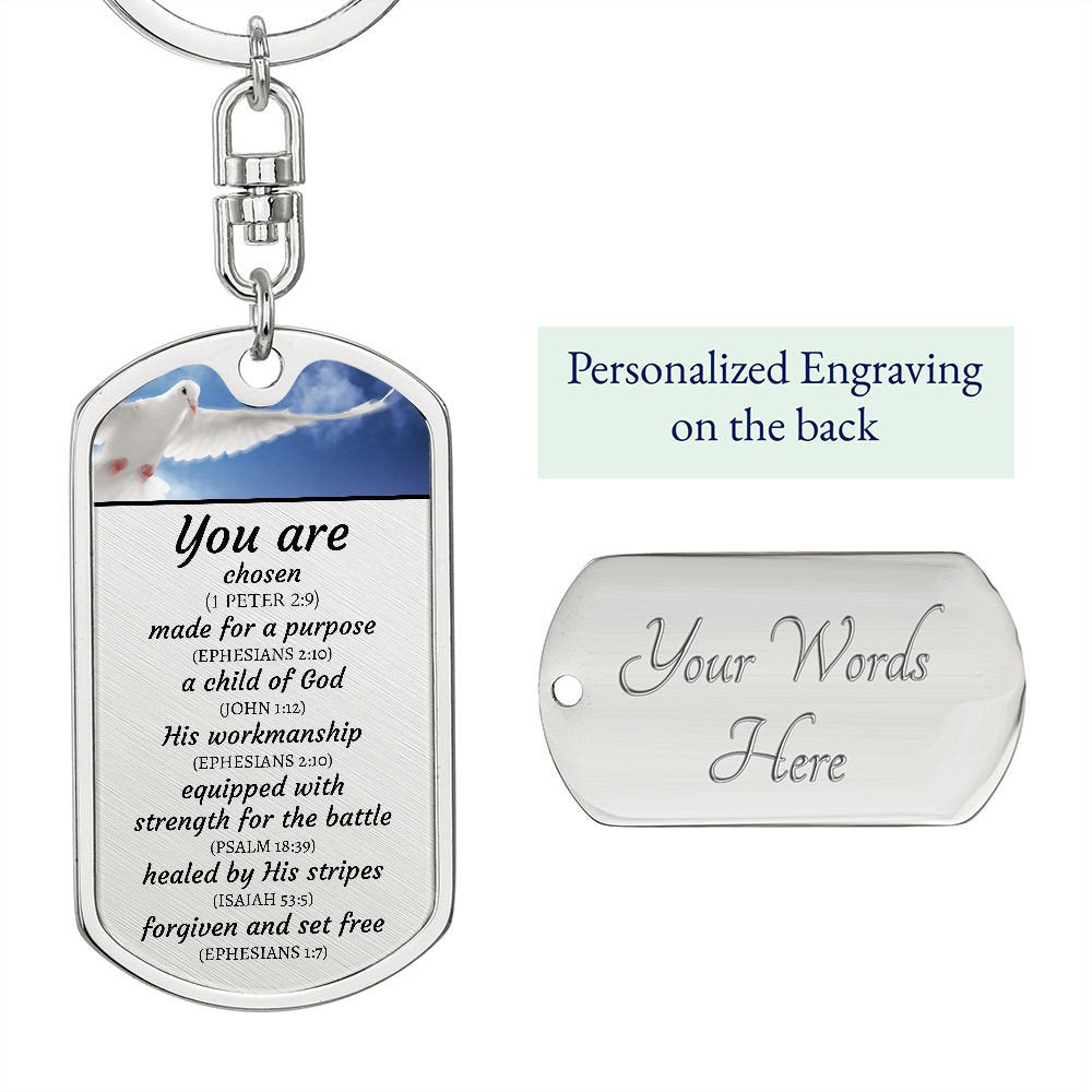 Custom Engraved Christian Keepsake for Men - Personalized Religious Gift - Unique Handcrafted Item