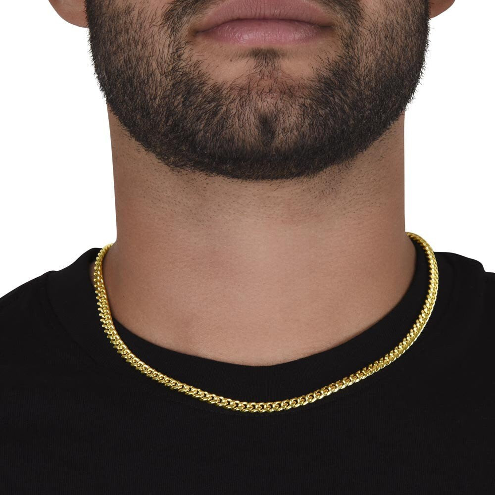 Son's Wedding: Cuban Link Necklace, Parental Groom Gifts, Special Gift for My Son's Big Day, Meaningful Wedding Day Gift for Our Son