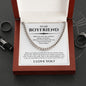 Boyfriend Cuban Chain Necklace, Promise Necklace For Boyfriend, Gifts For Boyfriend, Birthday, Christmas, Valentines Day Gift For Boyfriend