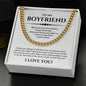 Boyfriend Cuban Chain Necklace, Promise Necklace For Boyfriend, Gifts For Boyfriend, Birthday, Christmas, Valentines Day Gift For Boyfriend