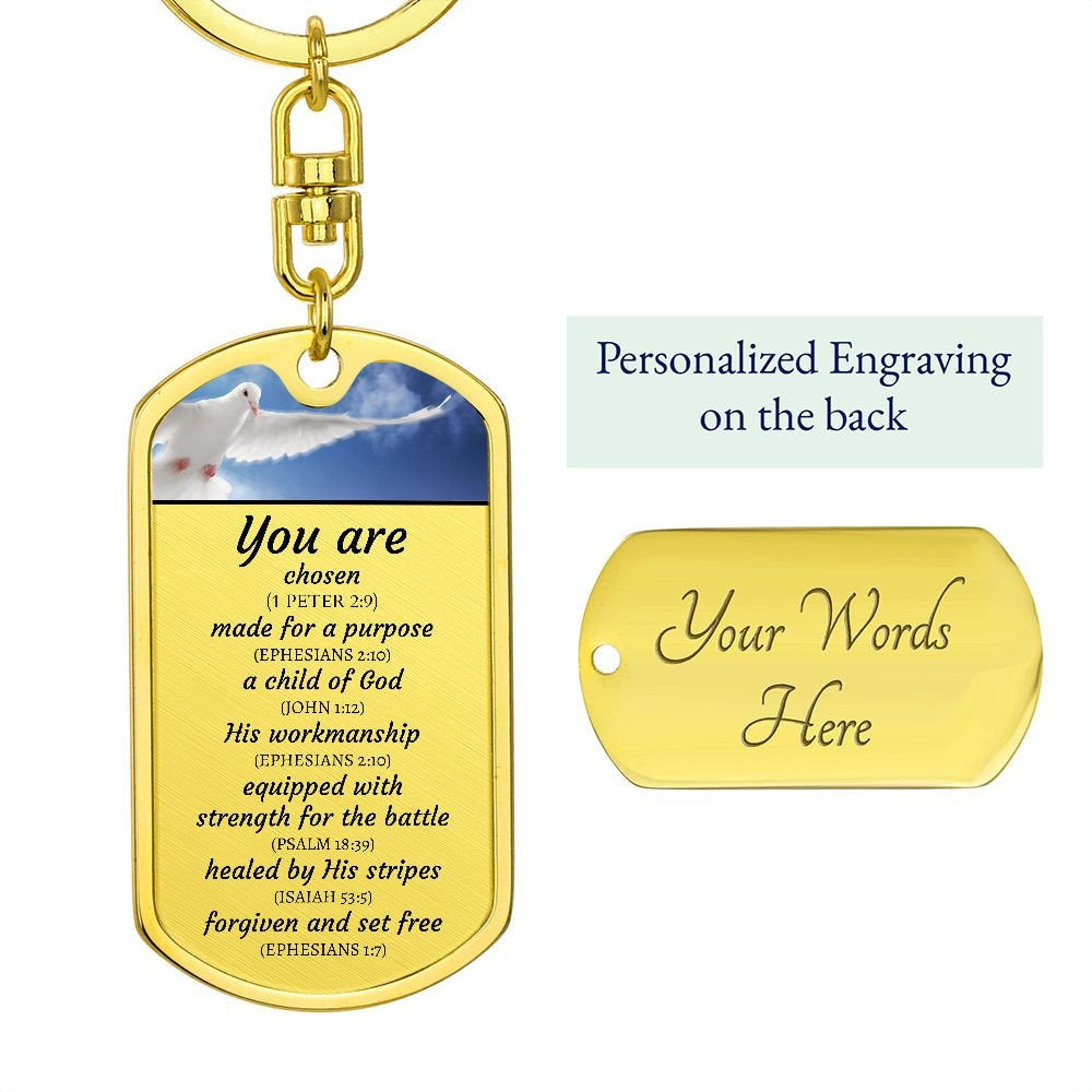 Custom Engraved Christian Keepsake for Men - Personalized Religious Gift - Unique Handcrafted Item