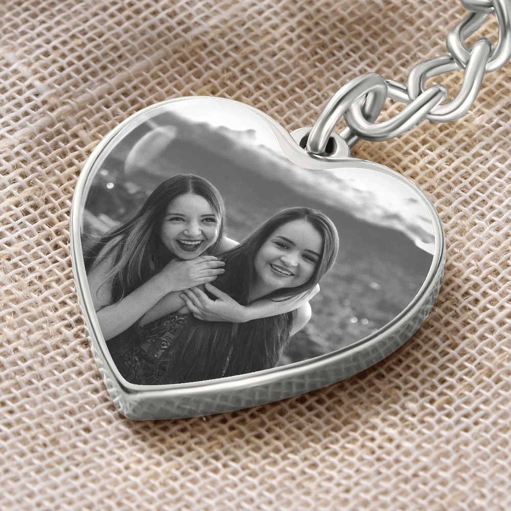 Photo Memorial Keychain, Memorial Gift for Men, Personalized Remembrance Gift, Memorial Gift for Loss of Father, Memorial Keepsakes
