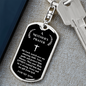 Prayer for My Son, Small Gift for Son from Mother, Mother to Son Gift, A Mother's Prayer, Prayer Key Chain for Son, Birthday, Graduation
