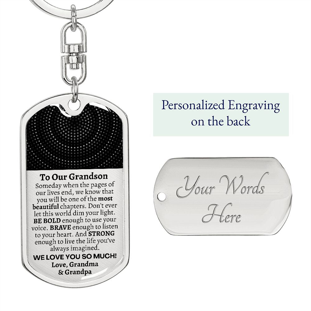 To Our Grandson, Grandson Gift from Grandma Grandpa, Grandson Graduation Gift, Grandson Birthday Gift, Meaningful Custom Gift for Grandson