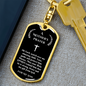 Prayer for My Son, Small Gift for Son from Mother, Mother to Son Gift, A Mother's Prayer, Prayer Key Chain for Son, Birthday, Graduation
