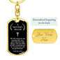 Prayer for My Son, Small Gift for Son from Mother, Mother to Son Gift, A Mother's Prayer, Prayer Key Chain for Son, Birthday, Graduation