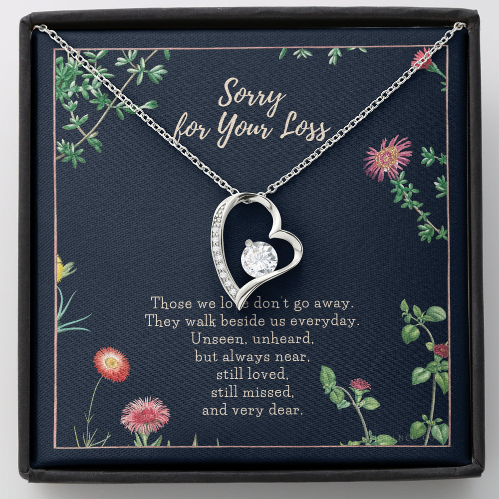 Loss of Loved one necklace, Loss of mother gift, Loss of father gift, Loss of grandma, Sorry for your loss, Sympathy gift, Pet loss gift