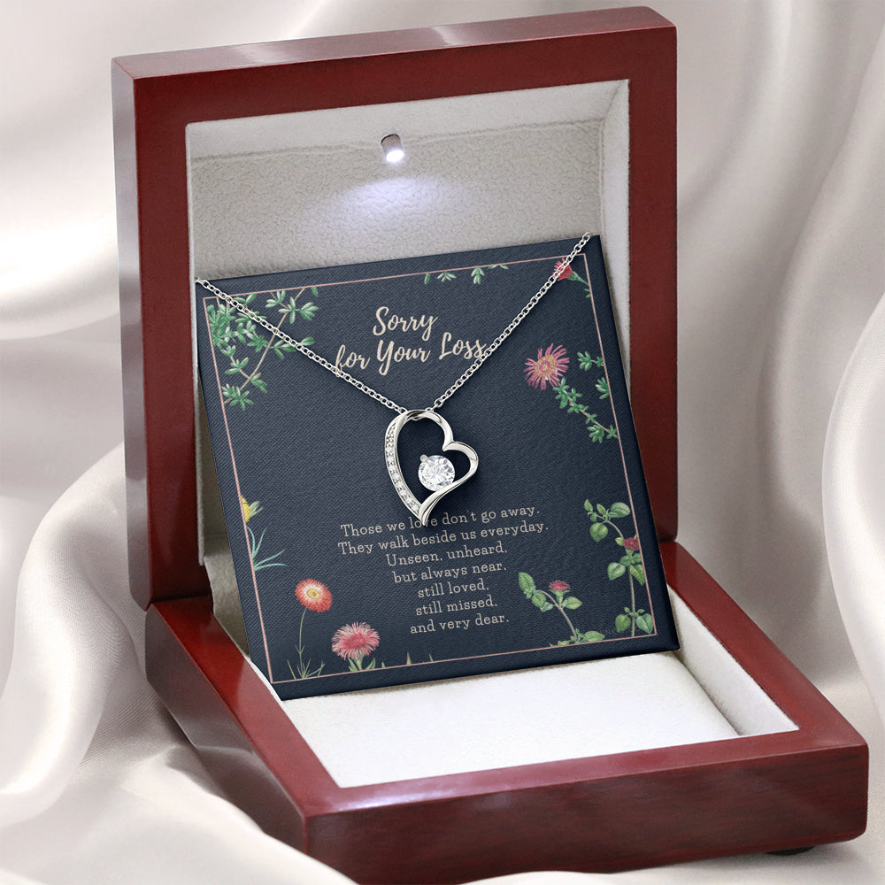 Loss of Loved one necklace, Loss of mother gift, Loss of father gift, Loss of grandma, Sorry for your loss, Sympathy gift, Pet loss gift