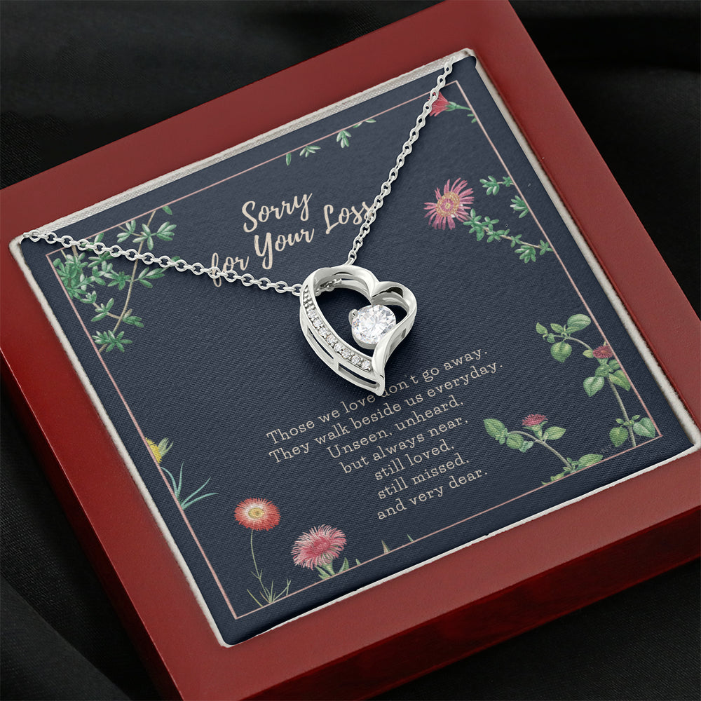 Loss of Loved one necklace, Loss of mother gift, Loss of father gift, Loss of grandma, Sorry for your loss, Sympathy gift, Pet loss gift