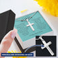 Geschenk für Sohn Mama, Mutter Sohn Geschenk, Geburtstagsgeschenk für Sohn, Kreuz Kette Mit Gravur für Sohn, Konfirmationsgeschenk