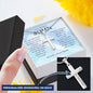 Geschenk für Sohn Mama, Mutter Sohn Geschenk, Geburtstagsgeschenk für Sohn, Kreuz Kette Mit Gravur für Sohn, Konfirmationsgeschenk