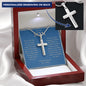 Gift for Son Cross Necklace, Gifts for Son from Mom, To My Son Cross, Birthday Gift for Son, Mom and Son Personalized Gift, Mom to Son Gift