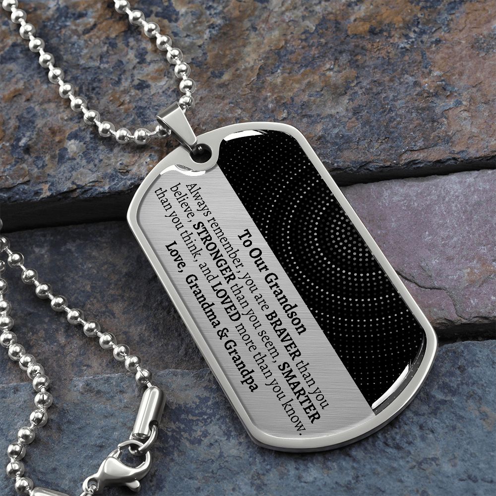 To Our Grandson, Grandson Gift from Grandma Grandpa, Grandson Graduation Gift, Grandson Birthday Gift, Meaningful Custom Gift for Grandson