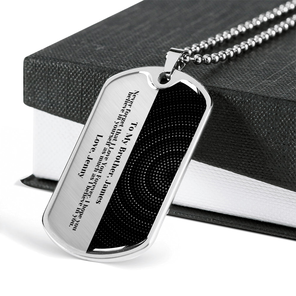 Personalized Brother Gift, Gift for Brother from Sister, Birthday Gift, Unique gift for Brother, Brother Long Distance, Best Brother