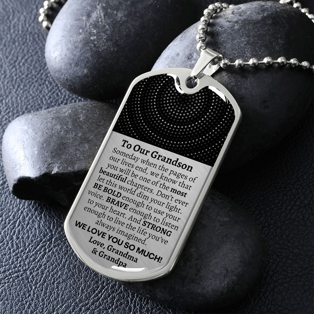 To Our Grandson, Grandson Gift from Grandma Grandpa, Grandson Graduation Gift, Grandson Birthday Gift, Meaningful Custom Gift for Grandson