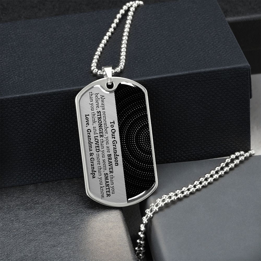 To Our Grandson, Grandson Gift from Grandma Grandpa, Grandson Graduation Gift, Grandson Birthday Gift, Meaningful Custom Gift for Grandson