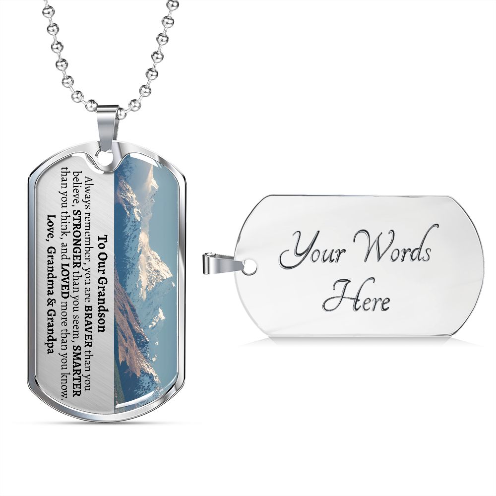 To Our Grandson, Grandson Gift from Grandma Grandpa, Grandson Graduation Gift, Grandson Birthday Gift, Meaningful Custom Gift for Grandson