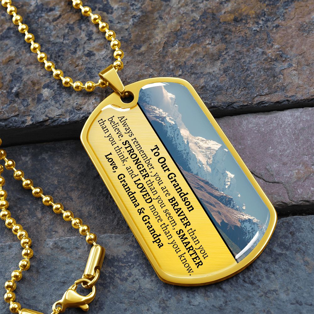 To Our Grandson, Grandson Gift from Grandma Grandpa, Grandson Graduation Gift, Grandson Birthday Gift, Meaningful Custom Gift for Grandson