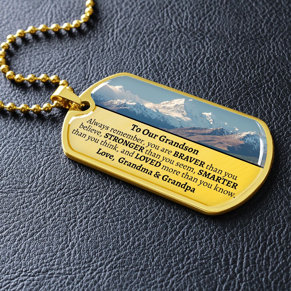 To Our Grandson, Grandson Gift from Grandma Grandpa, Grandson Graduation Gift, Grandson Birthday Gift, Meaningful Custom Gift for Grandson