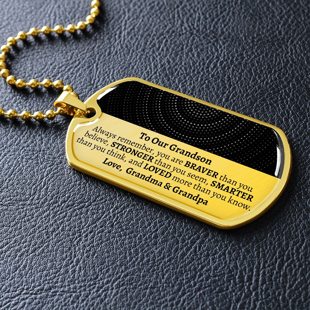 To Our Grandson, Grandson Gift from Grandma Grandpa, Grandson Graduation Gift, Grandson Birthday Gift, Meaningful Custom Gift for Grandson