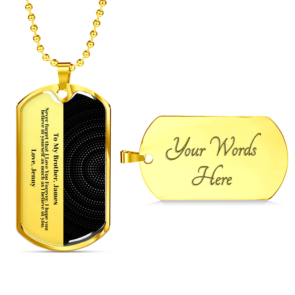 Personalized Brother Gift, Gift for Brother from Sister, Birthday Gift, Unique gift for Brother, Brother Long Distance, Best Brother