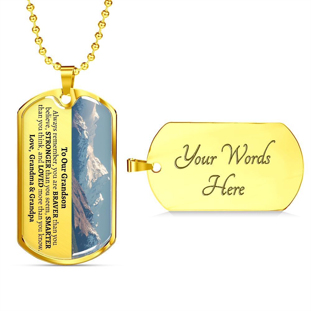 To Our Grandson, Grandson Gift from Grandma Grandpa, Grandson Graduation Gift, Grandson Birthday Gift, Meaningful Custom Gift for Grandson