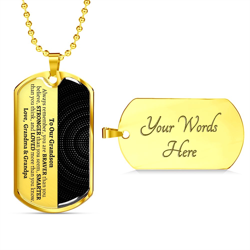 To Our Grandson, Grandson Gift from Grandma Grandpa, Grandson Graduation Gift, Grandson Birthday Gift, Meaningful Custom Gift for Grandson