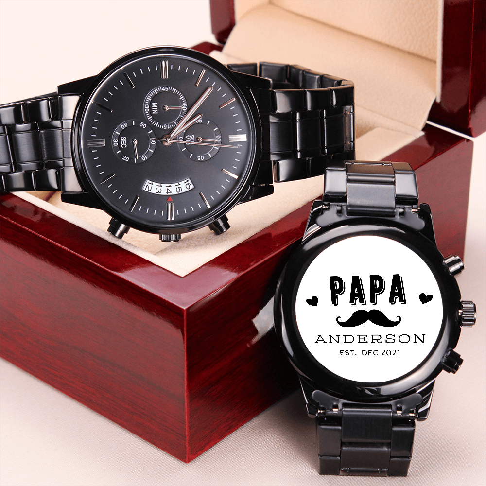 PAPA custom watch