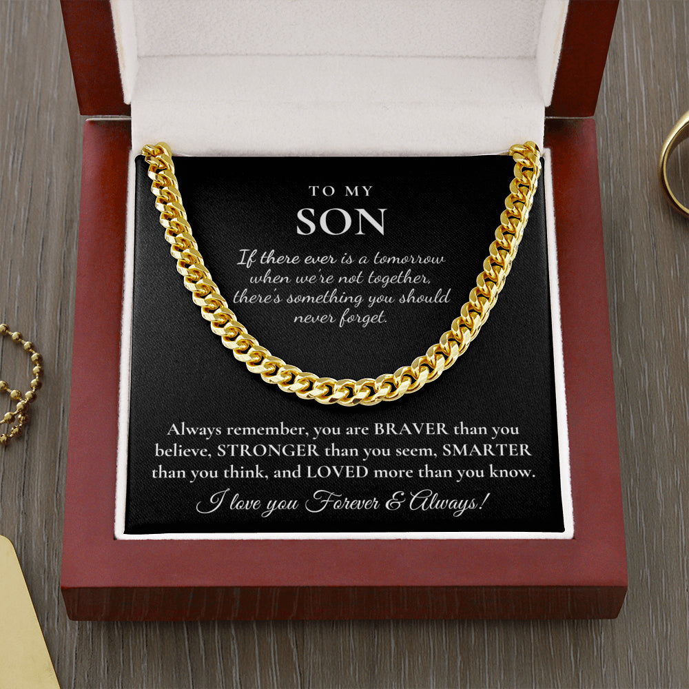 to my son necklace
