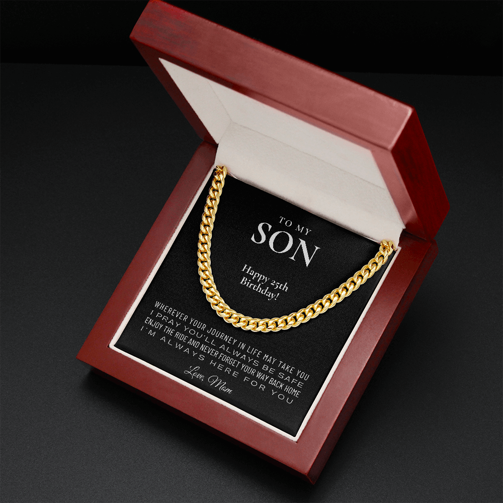To My Son, Birthday Gift for Son from Mom, Gift for Son on His Birthday, Son's Birthday Gift from Parents