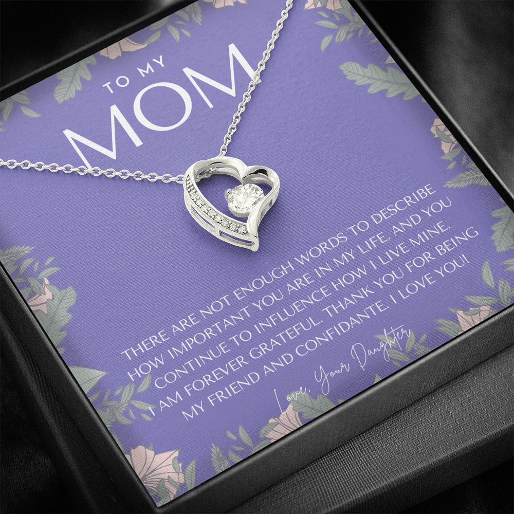 To My Mom Necklace | Mom Gift | Mother’s Day Gift | Birthday Gift for Mom | Gift from Daughter for Mom | Necklace for Mom | Gift for Mom