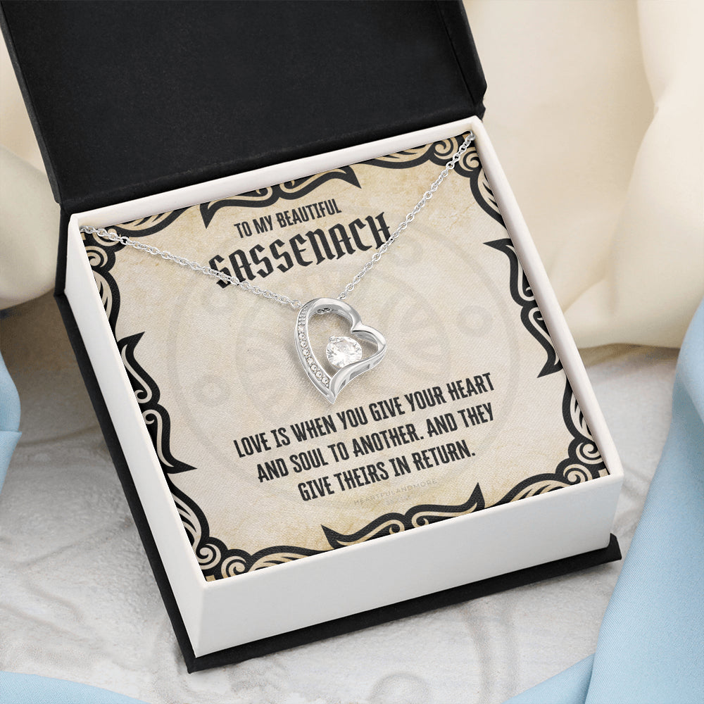 To My Sassenach, Outlander Gift, Outlander Gift Box, Outlander Jewelry, Outlander Gift For Wife, Outlander Charm, Outlander Necklace