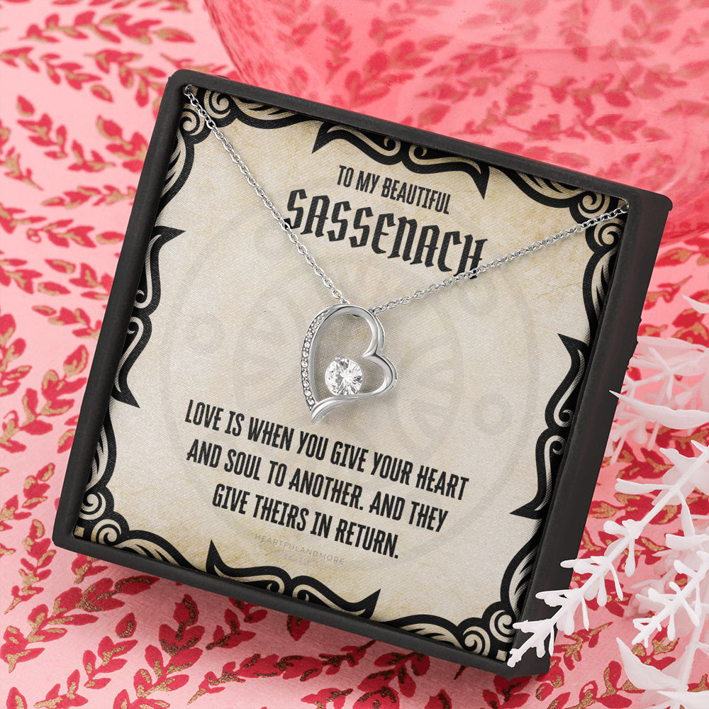 To My Sassenach, Outlander Gift, Outlander Gift Box, Outlander Jewelry, Outlander Gift For Wife, Outlander Charm, Outlander Necklace