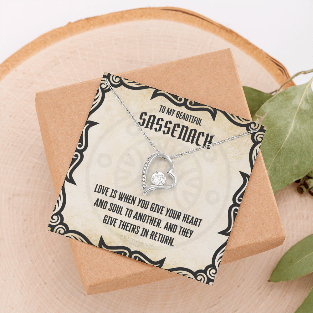 To My Sassenach, Outlander Gift, Outlander Gift Box, Outlander Jewelry, Outlander Gift For Wife, Outlander Charm, Outlander Necklace