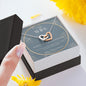 17 Year Anniversary Gift For Wife - Interlocking Hearts Necklace