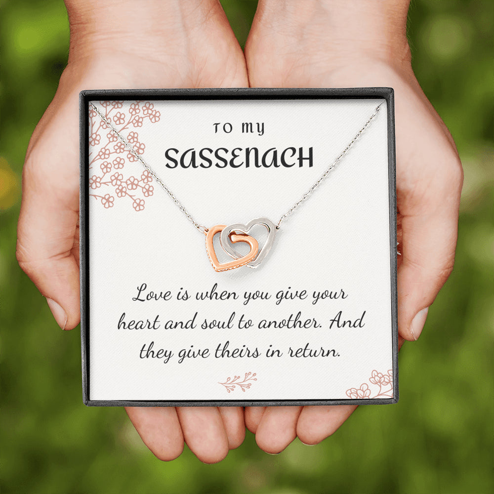 To My Sassenach, Outlander Gift, Outlander Gift Box, Outlander Jewelry, Outlander Charm, Outlander Necklace, Outlander Gifts, gift for wife, sassenach gift, sassenach Necklace, sassenach gifts, gift for girlfriend, gift for fiance
